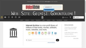 Web sitesi geçmişi görüntüleme