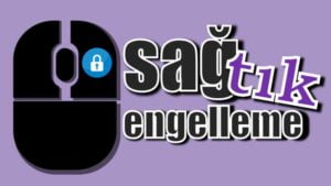 Wordpress sağ tık engelleme