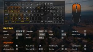 PUBG kısayol tuşları
